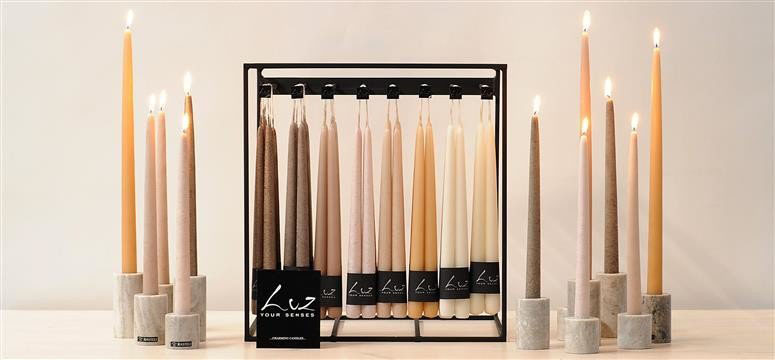 Luz Kaarsen – Luxe handgemaakte kaarsen, verkrijgbaar bij MissBouquet in Maarheeze.